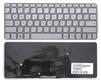 Клавиатура для ноутбука HP Mini (210-2000) Серебряный, (Серебряный фрейм) RU