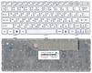 Клавиатура для ноутбука MSI (U160, U135) Белый, (Белый фрейм), RU