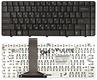 Клавиатура для ноутбука Dell Inspiron (11Z, 1110) Черный, RU/EN