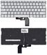 Клавиатура для ноутбука Xiaomi Mi Air (13.3) Серебряный с подсветкой (Light), (Без фрейма) RU