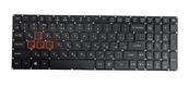 Клавиатура для ноутбука Acer Aspire VN7-593G Черный,с красной подсветкой (Light Red), (Без фрейма), RU