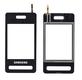 Тачскрин (Сенсор) для смартфона Samsung SGH D980 черный