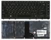 Клавиатура для ноутбука Toshiba Satellite (M600, M640, M645, M650, P740, P745) с подсветкой (Light), Черный, (Серый фрейм) RU