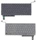 Клавиатура для ноутбука Apple MacBook Pro (A1286) (2011, 2012 года) Черный, (Без фрейма), с (SD), (Оригинальная), Русский (вертикальный энтер)