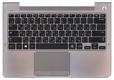 Клавиатура для ноутбука Samsung (NP535U3C) Черный, (Серебряный TopCase), RU