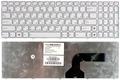 Клавиатура для ноутбука Asus K52 K53 G73 A52 G60 Белый, (Белый фрейм) RU
