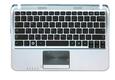 Клавиатура для ноутбука Samsung (NF310) Черный, (Серебряный TopCase), RU