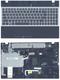 Клавиатура для ноутбука Samsung (300V5A) Черный, (Черный TopCase), (Серый Frame), RU