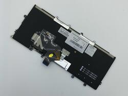 Клавиатура для ноутбука Lenovo ThinkPad (X240, X240S, X240I)  с подсветкой (Light), с указателем (Point Stick) Black, Черный фрейм, RU