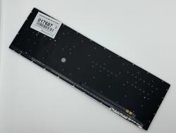 Клавиатура для ноутбука Asus (N550) с подсветкой (Light), Silver, (Без фрейма) RU/EN