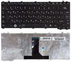 Клавіатура для ноутбука Toshiba Satellite (U500, U505, U400, U405, A600, T130, T135, Portege M800, M900) Black, Glossy, Русский (вертикальний Enter)