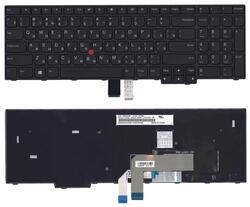 Клавиатура для ноутбука Lenovo Thinkpad (E570, E575) Black, (Черный фрейм), RU