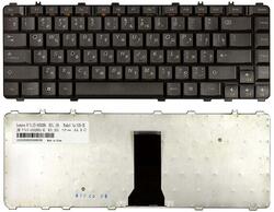 Клавіатура для ноутбука Lenovo IdeaPad (Y450, Y450A, Y450G, Y550, Y550A, Y460, Y560, B460) Чорний, (Чорний фрейм), RU