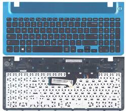 Клавіатура для ноутбука Samsung (355V5C) Black, (Blue TopCase), RU