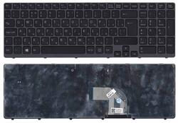 Клавіатура для ноутбука Sony Vaio (SVE15) Чорний, (Срібний фрейм) RU