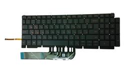 Клавиатура для ноутбука Dell G15 5511, с подсветкой (Red Light), Black, (Без фрейма), RU