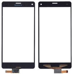 Тачскрін (Сенсорное стекло) для смартфона Sony Xperia Z3 Compact D5803, D5833 чорний