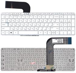 Клавіатура для ноутбука HP Pavilion (17-F, 15-P) Білий, (Без фрейму) RU