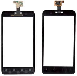 Тачскрін (Сенсорное стекло) для смартфона ZTE V889D, V880E Dual чорний