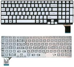 Клавіатура для ноутбука Sony Vaio (VPC-SE) Срібний, (Без фрейму), RU