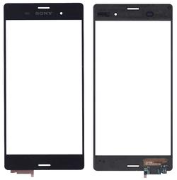 Тачскрін (Сенсорное стекло) для смартфона Sony Xperia Z3 D6603, D6633, D6643, D6653, D6616, L55T чорний