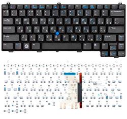 Клавіатура для ноутбука Dell Latitude (D420, D430), з указівником (Point Stick) Black, RU
