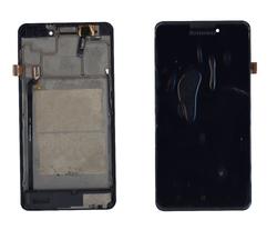 Матриця с тачскрином (модуль) Lenovo P780 чорний с черной рамкой