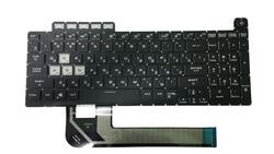 Клавіатура для ноутбука Asus FA506, FX506 Series Black, (Без фрейма), с цветной подсветкой, RU