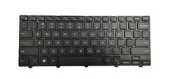 Клавіатура для ноутбука Dell (14-3000) Чорний, (Чорний фрейм), US
