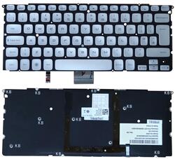 Клавіатура для ноутбука Dell XPS (15Z) з підсвіткою (Light), Silver, (Без фрейма) RU/EN