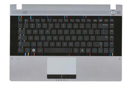 Клавіатура для ноутбука Samsung (RC410) Чорний, (Чорний-Сірий TopCase), RU