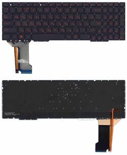 Клавіатура для ноутбука Asus (FX553VE) з підсвіткою (Light), Black, RU