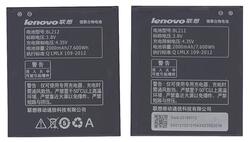 Батарея для смартфона Lenovo BL212 A708T 3.8В Чорна 2000мАч 7.8Вт