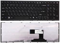Клавіатура для ноутбука Sony Vaio (VPC-EL) Чорний, (Чорний фрейм) RU
