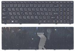 Клавіатура для ноутбука Lenovo IdeaPad (G500, G700), Black, (Черный фрейм) RU