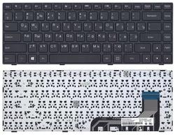 Клавиатура для ноутбука Lenovo IdeaPad (100-14) Black, (Black Frame), RU