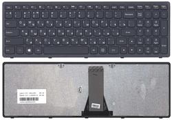 Клавіатура для ноутбука Lenovo IdeaPad (S500, S500C) Black, (Черный фрейм), RU