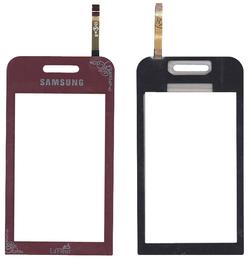 Тачскрін (Сенсорное стекло) для смартфона Samsung Star GT-S5230 червоний