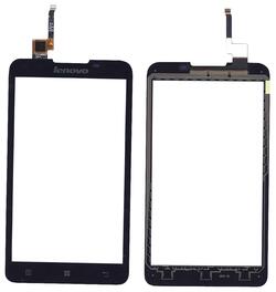 Тачскрін (Сенсорное стекло) для смартфона Lenovo A590 чорний