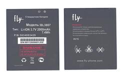 Акумуляторна батарея для смартфона Fly BL3807 Evo Tech 1 IQ454 3.7В Черный 2000мАч 7.4Вт