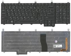 Клавіатура для ноутбука Dell Alienware (M17X) з підсвіткою (Light), Чорний, RU/EN