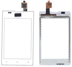 Тачскрин (Сенсор) для смартфона Sony Xperia E / E Dual C1505, C1605 белый