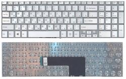 Клавіатура для ноутбука Sony (SF510) Срібний, з підсвіткою (Light), (Без фрейму), RU