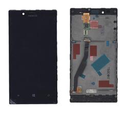 Матриця с тачскрином (модуль) для Nokia Lumia 720 чорний з рамкою