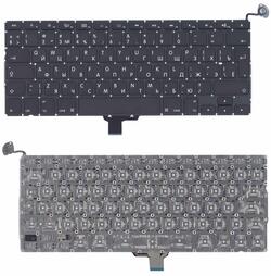 Клавіатура для ноутбука Apple MacBook 2011+ (A1278) Чорний, (Оригінальна), (Без фрейму), Русский (вертикальний ентер)