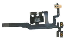 Шлейф аудио-розʼєма для Apple iPhone 4S чорний