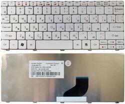 Клавіатура для ноутбука Acer Aspire One 521, 522, 532, 532H, 533, D255, D255E, D257, D260, D270, Happy, Happy2, eMachines 350, 355, em350, em355, Gateway LT21, LT27, LT28, Packard Bell NAV50, Dot S2, Dot SE, Dot SC, Dot SE3, PAV80 Білий RU