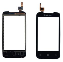 Тачскрин (Сенсорное стекло) для смартфона Lenovo A390 черный