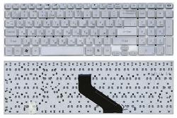 Клавіатура для ноутбука Acer Gateway NV55S, NV57H, NV75S, NV77H Срібний, (Без фрейму), RU