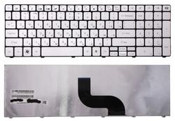 Клавіатура для ноутбука Acer Packard Bell (TM81, TM82, TM86, TM87, TM89, TM94) Срібний, (Без фрейму) RU